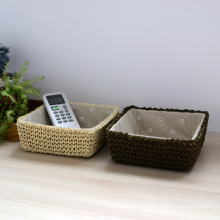 (BC-RB1007) Mini Weave Paper Rope Basket